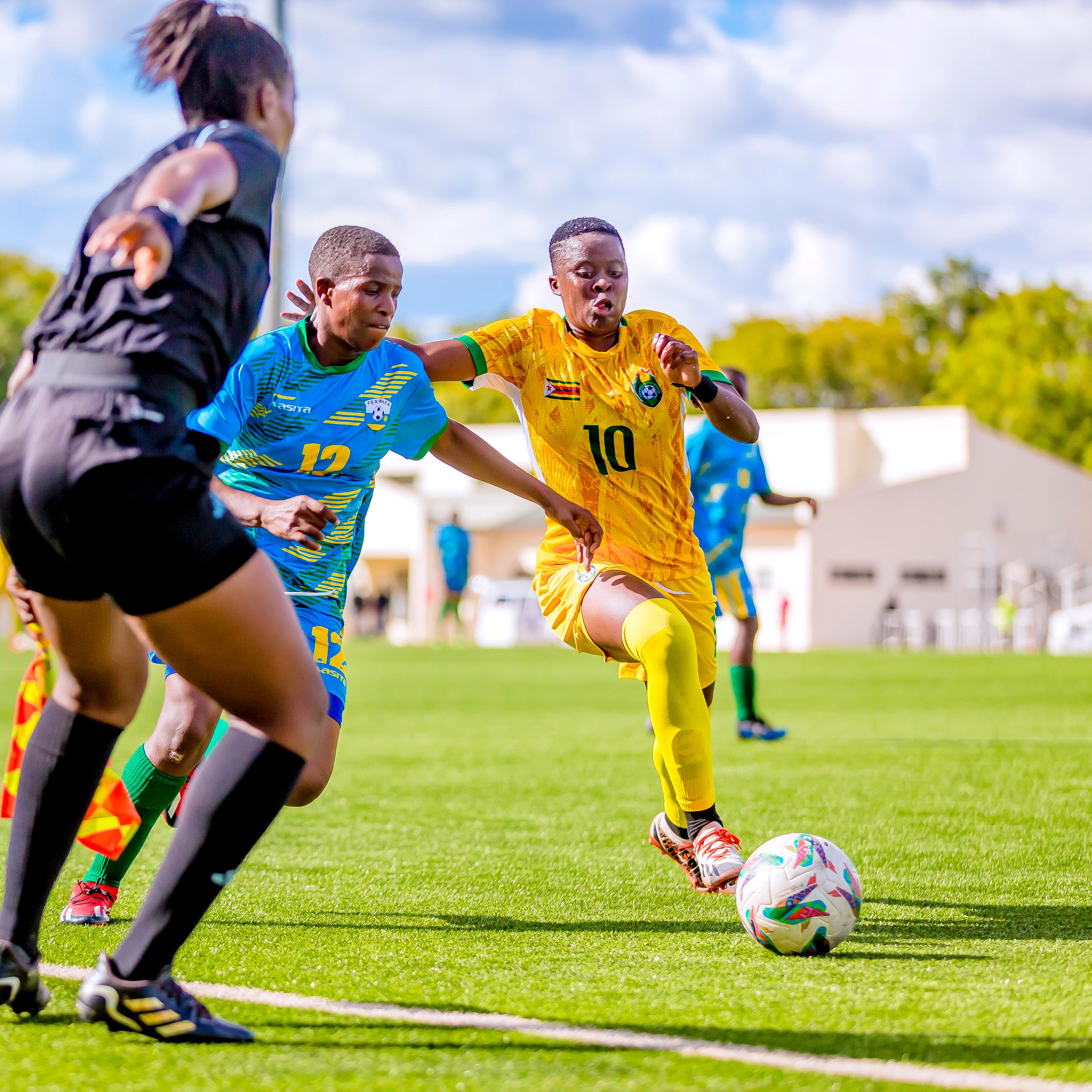 U Rwanda rwaguye miswi na Zimbabwe mu bagore rubona itike yo gukina na Nigeria mu mikino yo gushaka itike y’igikombe cy’isi